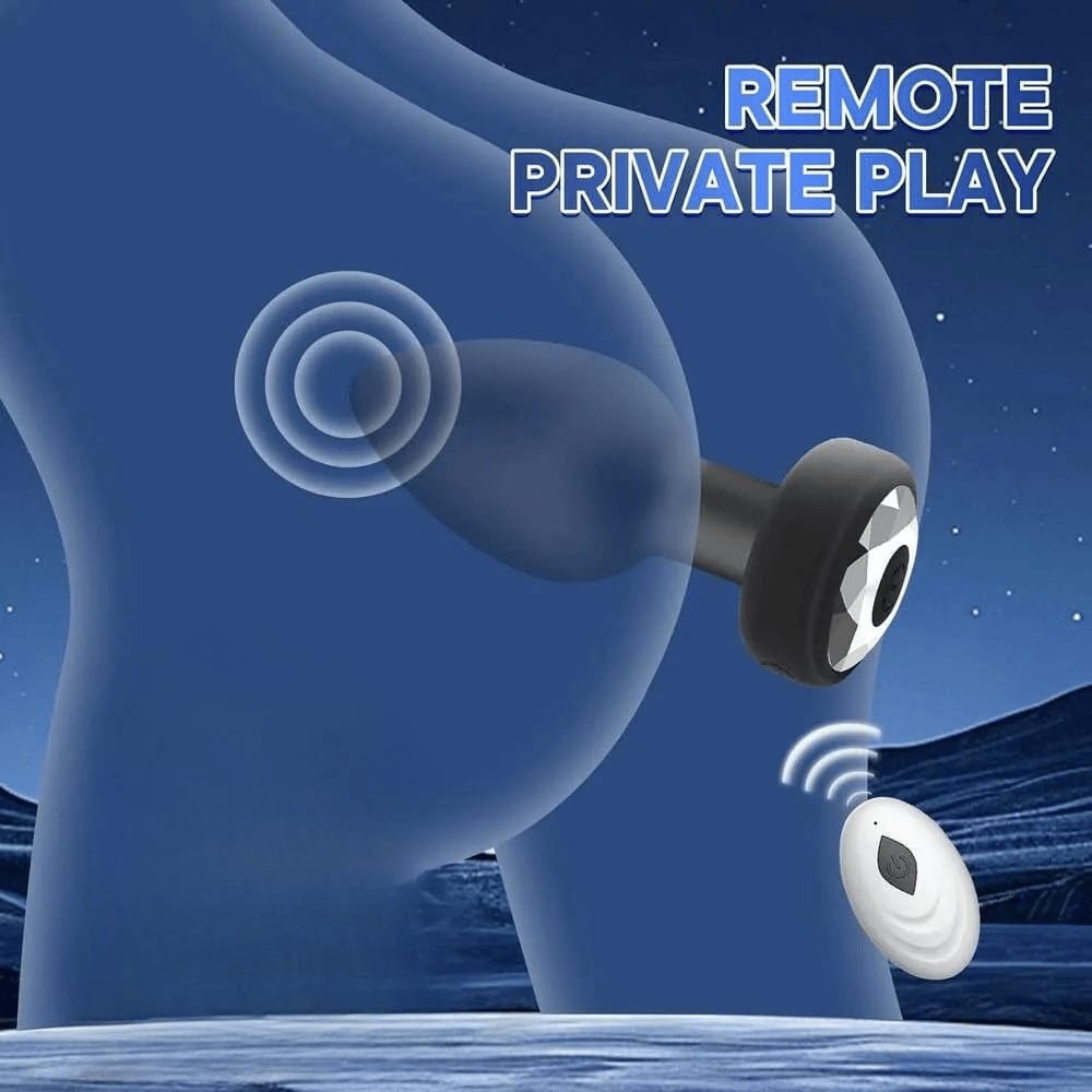 Remote Control Rechargeable Vibrating Plug